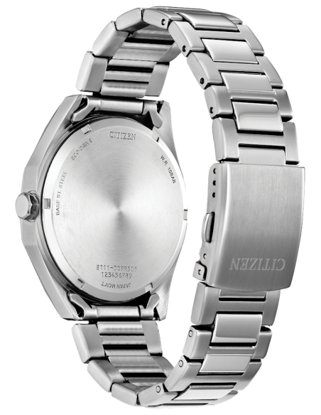 reloj hombre Citizen Weekender BM7630-80L 41mm 100m WR correa de acero movimiento Eco-Drive (funciona con energía solar o luz)