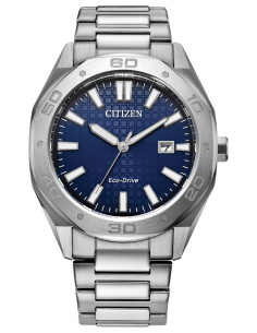 reloj hombre Citizen Weekender BM7630-80L 41mm 100m WR correa de acero movimiento Eco-Drive (funciona con energía solar o luz)
