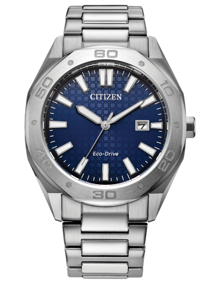 reloj hombre Citizen Weekender BM7630-80L 41mm 100m WR correa de acero movimiento Eco-Drive (funciona con energía solar o luz)