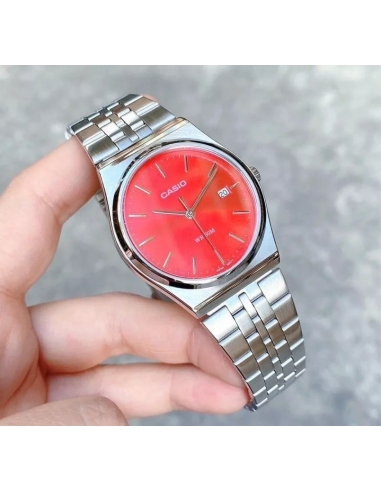 Reloj clásico analógico hombre Casio mtp-b145d-4a2 40x35mm correa de acero inoxidable water resist 50m