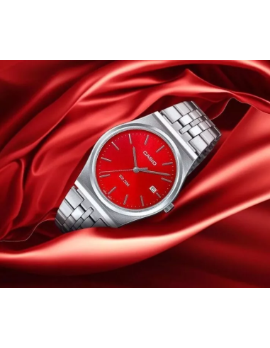 Reloj clásico analógico hombre Casio mtp-b145d-4a2 40x35mm correa de acero inoxidable water resist 50m