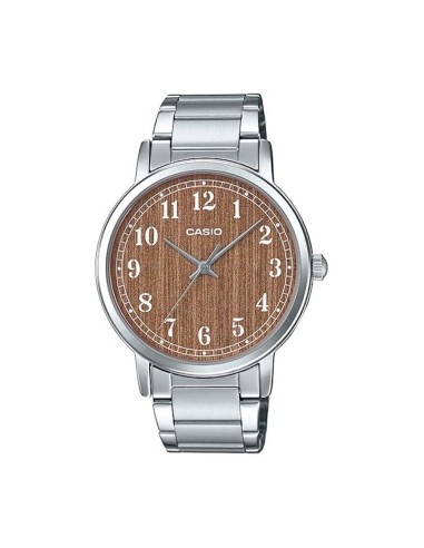reloj clásico hombre Casio Enticer MTP-E145D-5B2 40mm correa de acero
