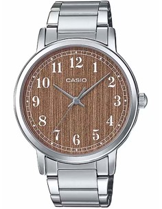 reloj clásico hombre Casio Enticer MTP-E145D-5B2 40mm correa de acero