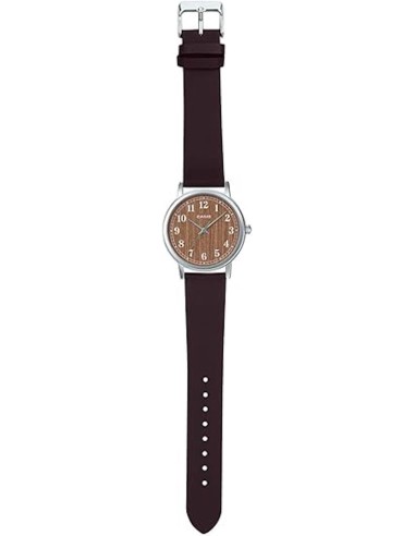 reloj clásico hombre Casio Enticer MTP-E145L-5B2 40mm correa de cuero