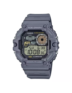 Reloj deportivo hombre Casio WS-1700H-8AV Gráfico de Mareas Fases Lunares 48.6mm 100m WR 10 años batería 2