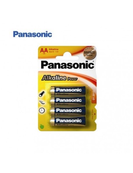 PANASONIC AA LR6 BLISTER 4 PILAS ALCALINAS