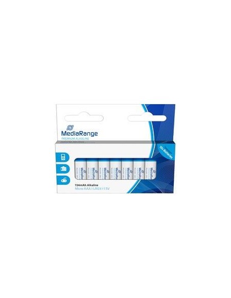 Mediarange Pila Alcalina Aaa Pack 10 Uds (lr03)