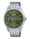 reloj clásico hombre Casio MTP-E340D-3A 41.5mm 50m WR correa de acero