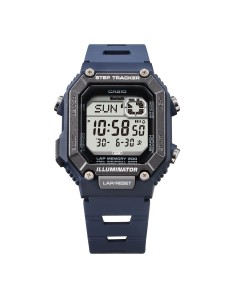 reloj cronómetro deportivo Bluetooth unisex Casio StepTracker WS-B1000-2A 41.3mm Smartlink 100m WR correa de resina