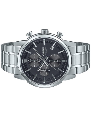 reloj cronógrafo hombre Casio MTP-E510D-1A1 42mm 50m WR correa de acero