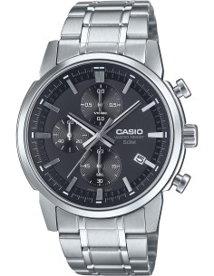 reloj cronógrafo hombre Casio MTP-E510D-1A1 42mm 50m WR correa de acero