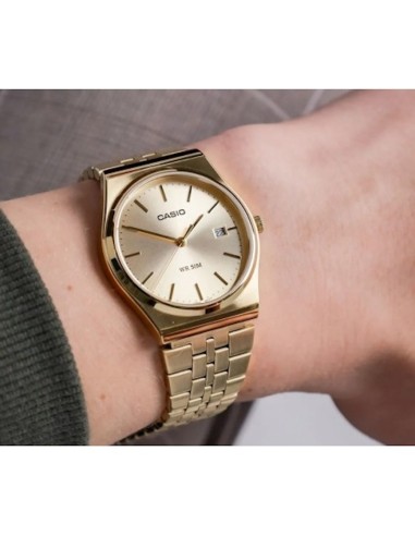 reloj clásico hombre Casio MTP-B145G-9A 80’s style 35mm 50m WR correa de acero