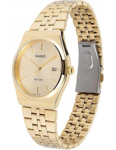 reloj clásico hombre Casio MTP-B145G-9A 80’s style 35mm 50m WR correa de acero