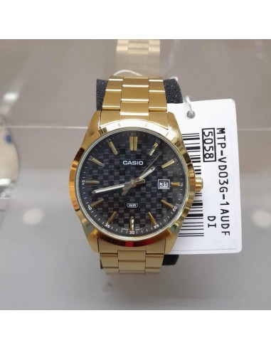 Reloj Casio Collection analogico MTP-VD03G-1A correa de acero gold