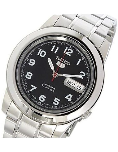 SNKK35J1 Reloj automático hombre Seiko 5 Classic SNKK35J1 Made in Japan 39mm correa de acero 30m WR