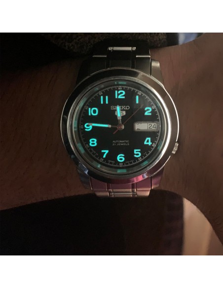 SNKK35J1 Reloj automático hombre Seiko 5 Classic SNKK35J1 Made in Japan 39mm correa de acero 30m WR