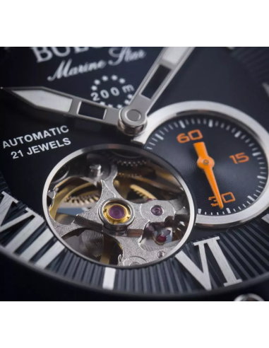 reloj automático buceo  hombre Bulova Marine Star 98A302 45mm 200m WR correa de acero