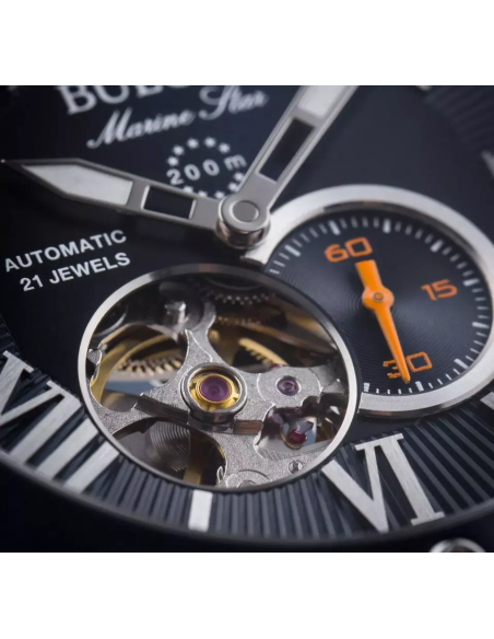 reloj automático buceo  hombre Bulova Marine Star 98A302 45mm 200m WR correa de acero