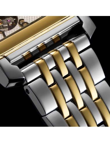 reloj automático hombre Bulova Sutton Open Heart 98A308 33mm 30m WR correa de acero