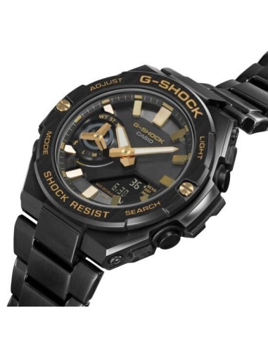 reloj solar bluetooth  Casio G-SHOCK G-STEEL Bluetooth Solar GST-B500BD-1A9 200m WR Hora Mundial