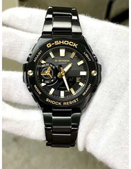 reloj solar bluetooth  Casio G-SHOCK G-STEEL Bluetooth Solar GST-B500BD-1A9 200m WR Hora Mundial