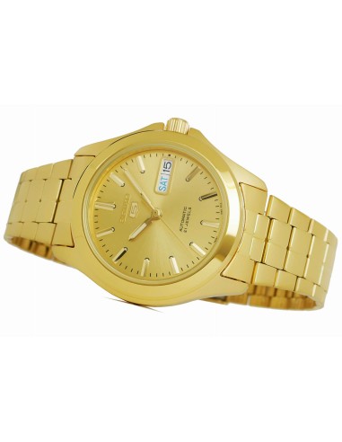 reloj unisex automático Seiko 5  SNKK98K1 37mm 30m WR correa de acero