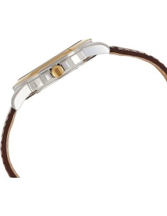 reloj clásico hombre Seiko Essentials SUR360 39.6mm 100m WR correa de cuero cuarzo 2