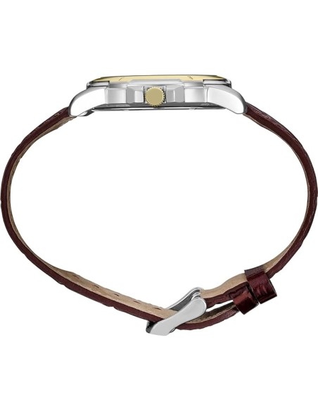 reloj clásico hombre Seiko Essentials SUR360 39.6mm 100m WR correa de cuero cuarzo