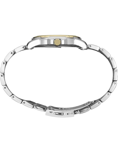 reloj clásico hombre Seiko Essentials SUR356 39.6mm 100m WR correa de acero dos tonos