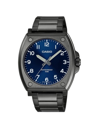 reloj clásico hombre Casio MTP-E730B-2A 43.40mm 50m WR acero inoxidable con baño de iones manecillas luminosas