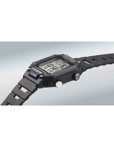 reloj cronómetro deportivo Bluetooth unisex Casio StepTracker WS-B1000-1A 41.3mm Smartlink 100m WR correa de resina