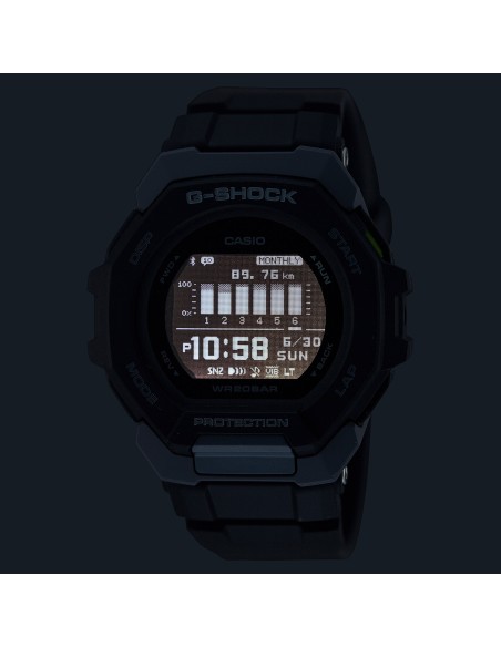 Bluetooth Casio G-Shock G-Squad GBD-300-1JF  JDM 200m WR Tiempos de Vuelta Acelerómetro