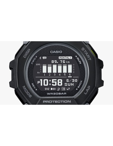 Bluetooth Casio G-Shock G-Squad GBD-300-1JF  JDM 200m WR Tiempos de Vuelta Acelerómetro