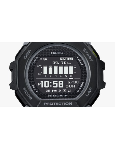Bluetooth Casio G-Shock G-Squad GBD-300-1JF  JDM 200m WR Tiempos de Vuelta Acelerómetro