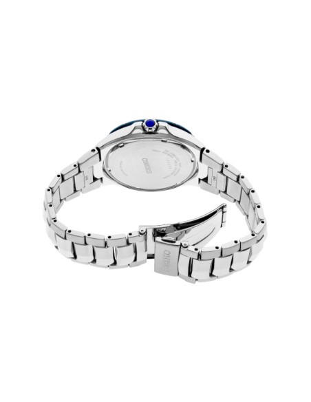 reloj hombre solar Seiko Coutura SNE565 42.5mm 100m WR cristal de zafiro correa de acero (hasta 10 meses sin recarga)
