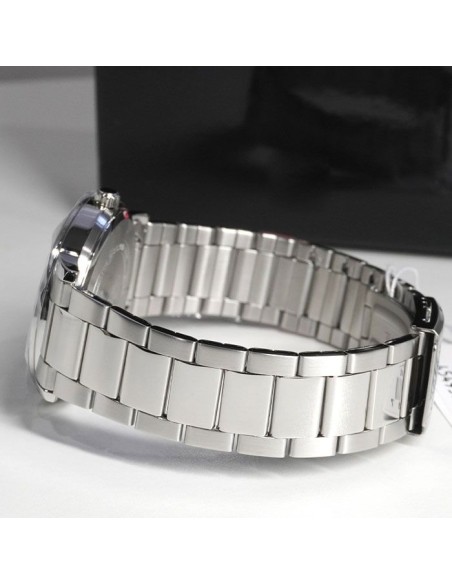 reloj clásico hombre Casio MTP-E335D-2E1 41mm 50m WR correa de acero  Manecillas y marcadores luminosos