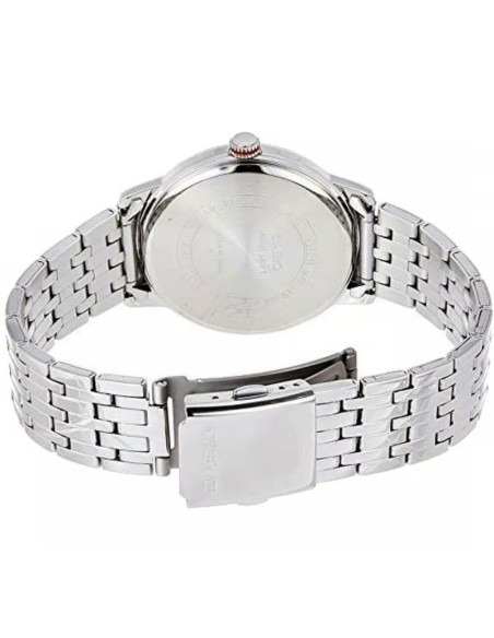 reloj clásico hombre Casio MTP-E340D-3A 41.5mm 50m WR correa de acero