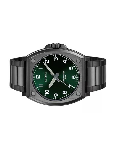 reloj clásico hombre Casio MTP-E730B-3A 43.40mm 50m WR acero inoxidable con baño de iones manecillas luminosas