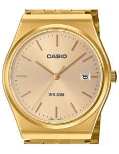 reloj clásico hombre Casio MTP-B145G-9A 80’s style 35mm 50m WR correa de acero