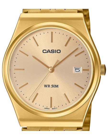 reloj clásico hombre Casio MTP-B145G-9A 80’s style 35mm 50m WR correa de acero