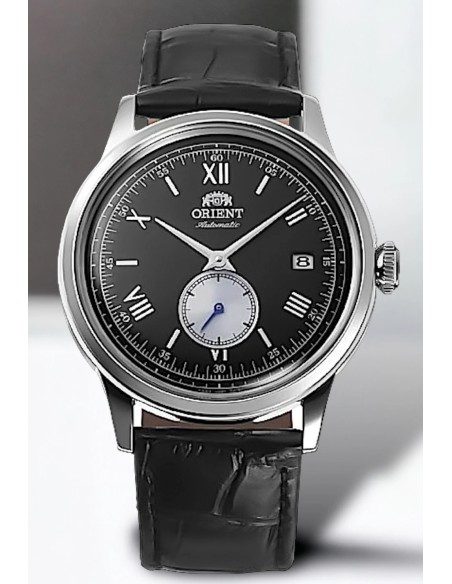 Reloj automático hombre Orient Bambino Small Seconds RA-AP0101B 38.4mm correa de cuero (admite cuerda manual)