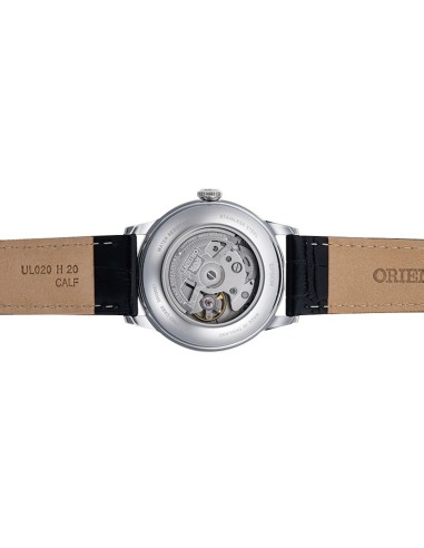 Reloj automático hombre Orient Bambino RA-AP0101B 38.4mm correa de cuero (admite cuerda manual)