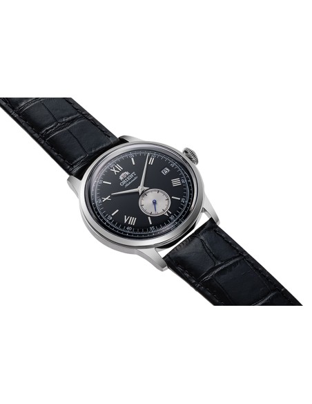 Reloj automático hombre Orient Bambino Small Seconds RA-AP0101B 38.4mm correa de cuero (admite cuerda manual)