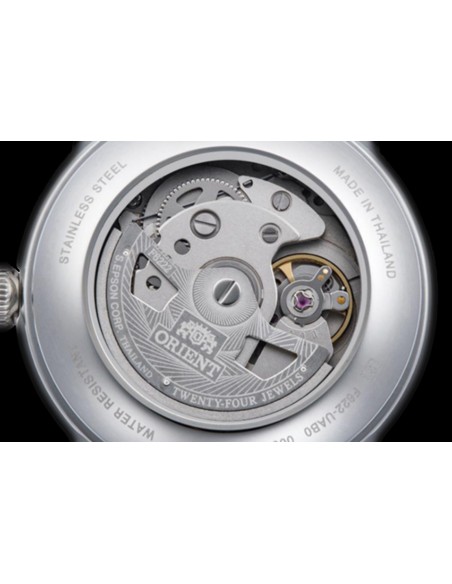 Reloj automático hombre Orient Bambino Small Seconds RA-AP0105Y 38.4mm correa de cuero (admite cuerda manual)