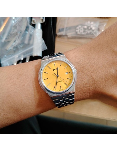 Reloj clásico analógico hombre Casio mtp-b145d-9a 40x35mm correa de acero inoxidable water resist 50m