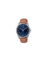 Reloj analógico hombre Casio MTP-V005L-2B4 40mm dial azul correa de cuero