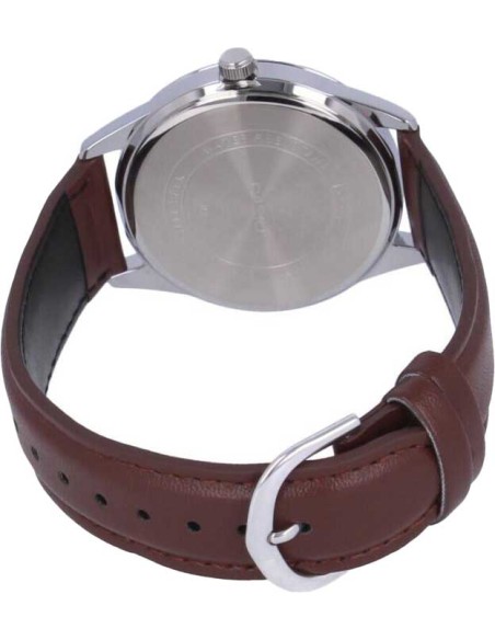 Reloj analógico Casio MTP-V005L-7b5 correa de cuero color marron