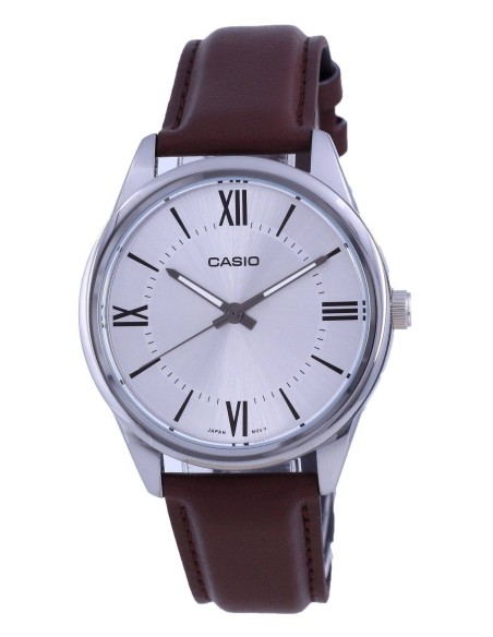 copy of Reloj analógico Casio MTP-V005L-1B4 correa de cuero color negro