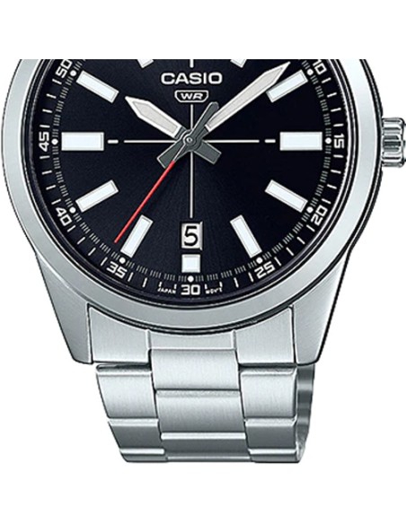 Reloj deportivo Casio MTP-VD02D-1E analógico de acero inoxidable 48×41×9,6 mm