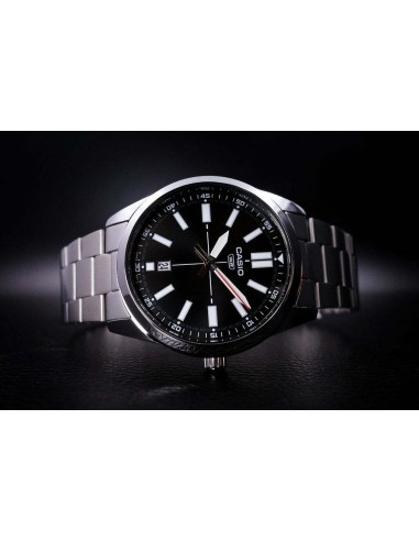 Reloj deportivo Casio MTP-VD02D-1E analógico de acero inoxidable 48×41×9,6 mm